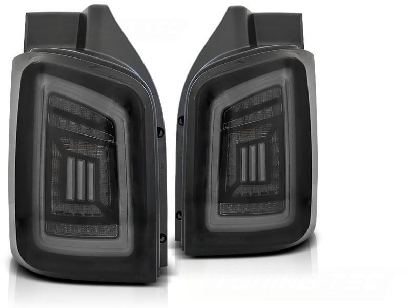 Baklykter VW T5 04.03-09 / 10-15 Led Bar Smoke Black White - Bilde 2