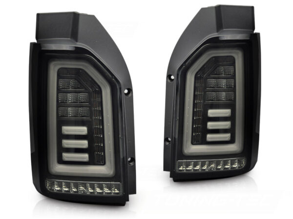 Baklykter VW T6 15-19 Bakluke LED Bar Svart/Røykfarget – for original pæretype – bilde 2 av 2