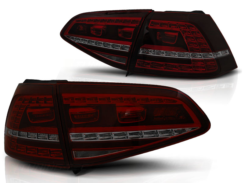 Baklykter VW Golf 7 13-17 Led Sport Red Smoke Seq