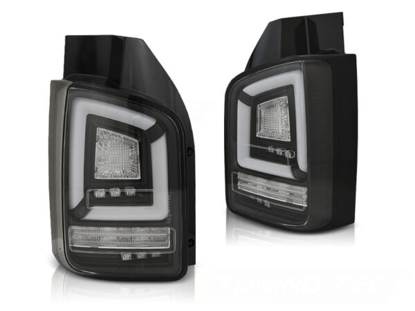 Baklykter VW T6 15-19 TR Dobbel Bakdør LED Bar SEQ Svart – for original pæretype – bilde 2 av 2