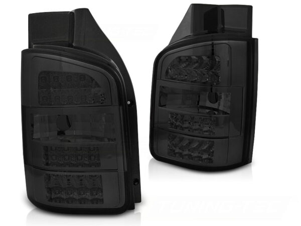 Baklykter VW T5 03-09 TRANSPORTER Dobbel Bakdør LED Røykfarget – bilde 2 av 2