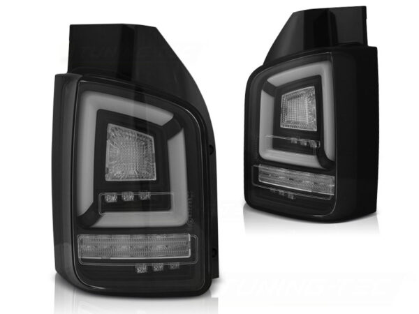 Baklykter VW T5 04.03-09 Transporter LED Bar SEQ Svart – bilde 2 av 2