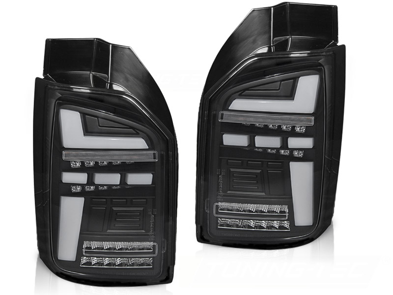 Baklykter VW T6.1 20- OEM Pære Led Bar Black Seq - Bilde 2