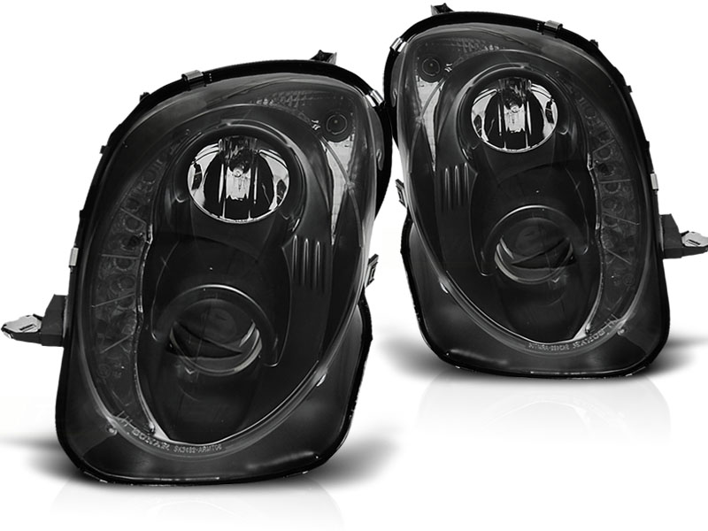 Frontlykter Alfa Romeo Mito 08-19 TRU Drl Sort - Bilde 2