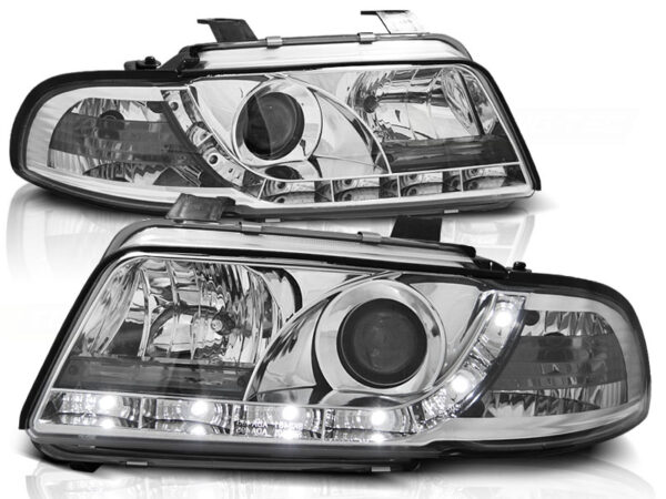 Frontlykter Audi A4 11.94-12.98 Daylight Krom