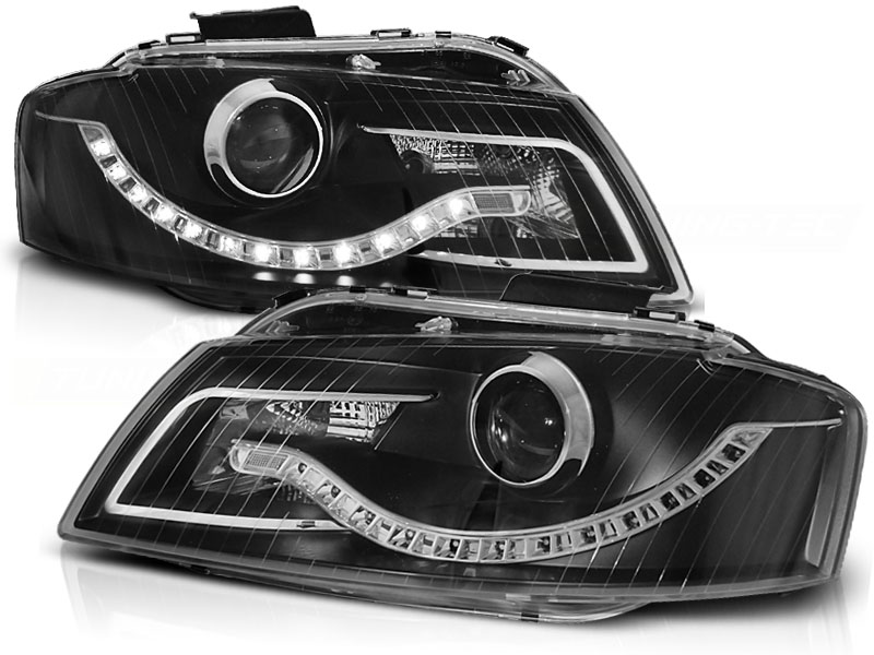 Frontlykter Audi A3 8P 05.03-03.08 Daylight Black