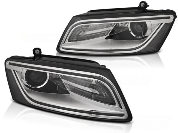 Frontlykter Audi Q5 08.12-17 TRU DRL Krom – bilde 2 av 2