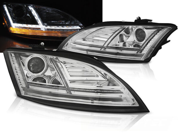 Frontlykter Audi TT 10-14 8Jwith AFS Xenon LED DRL Krom SEQ – bilde 1 av 2
