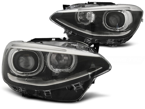 Frontlykter BMW F20/21 11-12.14 TRU DRL Svart – bilde 2 av 2