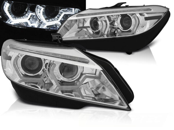 Frontlykter BMW Z4 E89 09-13 Xenon LED DRL Krom AFS SEQ – med AFS – bilde 1 av 2