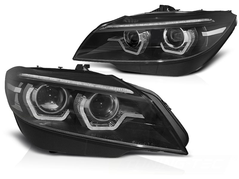 Frontlykter Bmw Z4 E89 09-13 Xenon Led Drl Black AFS Seq - Bilde 2