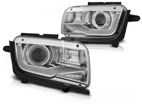Frontlykter Chevrolet Camaro 09-13 Tube Lights Krom – bilde 2 av 2