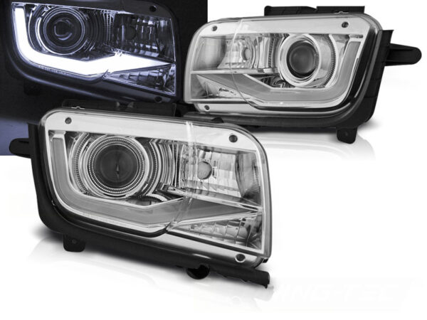 Frontlykter Chevrolet Camaro 09-13 Tube Lights Krom – bilde 1 av 2