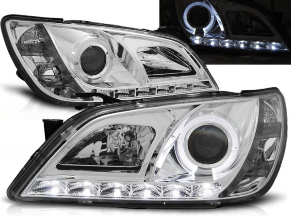 Frontlykter Lexus IS 01-05 Daylight Krom – bilde 1 av 2