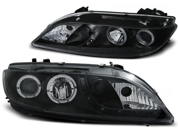 Frontlykter Mazda 6 08.02-08.07 Daylight Svart – bilde 2 av 2