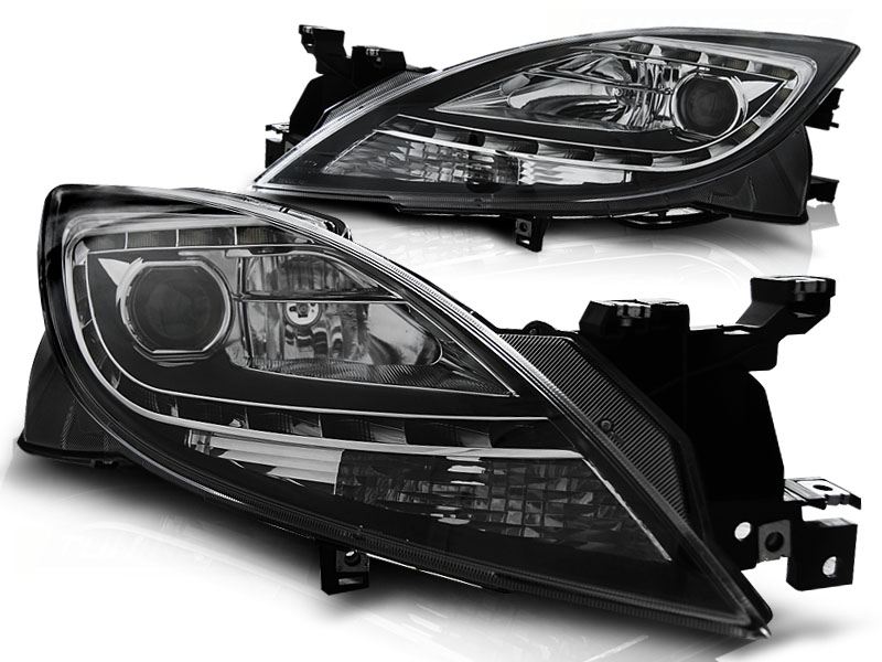 Frontlykter Mazda 6 II 10-12 Daylight Black - Bilde 2