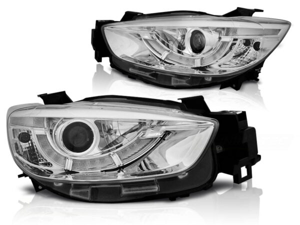 Frontlykter Mazda Cx5 11-15 Krom TRU DRL – bilde 2 av 2