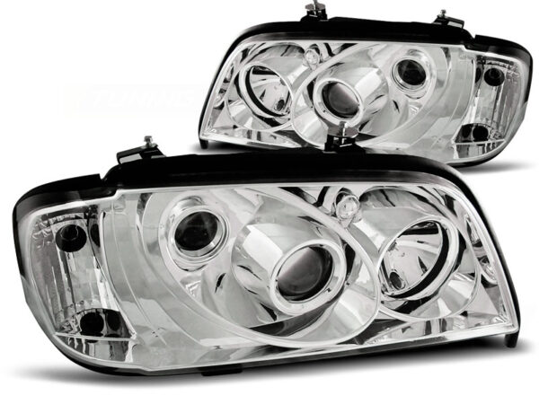 Frontlykter Mercedes W202 C-Class 06.93-06.00 Krom