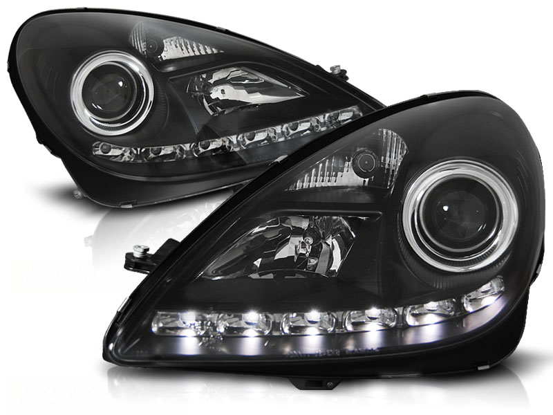 Frontlykter Mercedes R171 SLK 04-11 Daylight Black - Bilde 2