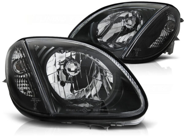 Frontlykter Mercedes R170 SLK 04.96-04 Svart
