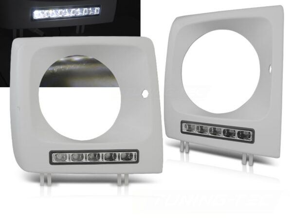 Frontlykter Mercedes W461,W463 01-12 LED DRL Unpainted – bilde 1 av 2