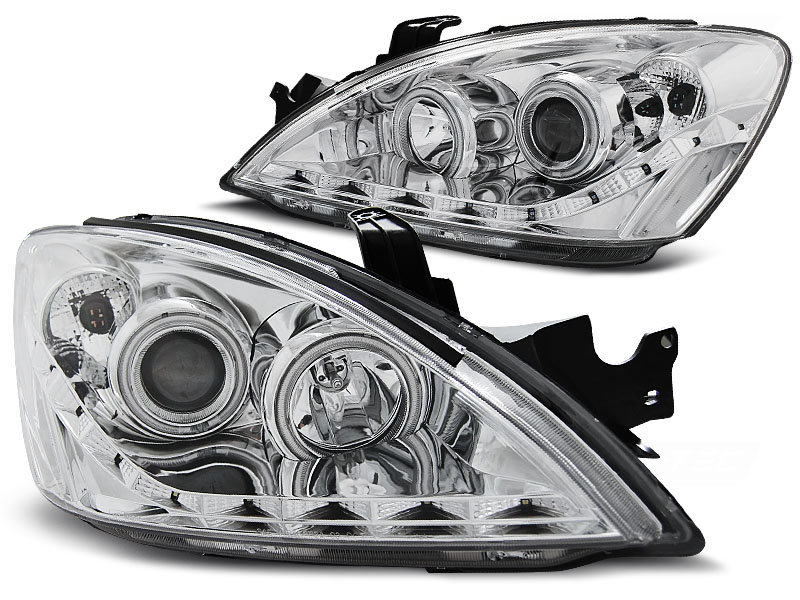 Frontlykter Mitsubishi Lancer 7 04-07 Daylight Chrome - Bilde 2