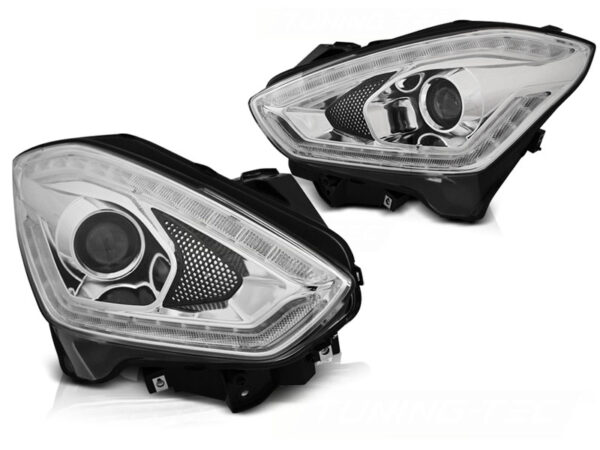 Frontlykter Suzuki Swift VI 17-23 Tube Lights SEQ Krom – for halogen – bilde 2 av 2
