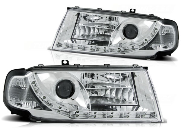 Frontlykter Skoda Octavia I 08.00-10 Daylight Krom – bilde 2 av 2