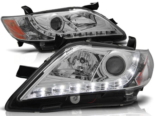 Frontlykter Toyota Camry 6 Xv40 06-09 Daylight Krom – bilde 2 av 2
