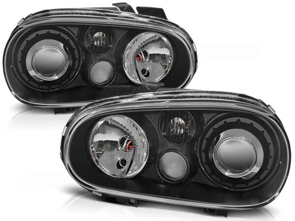 Frontlykter VW Golf IV 97-03 Sport Svart
