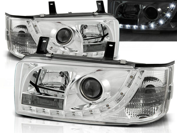 Frontlykter VW T4 90-03.03 Transporter Daylight Krom – bilde 1 av 2