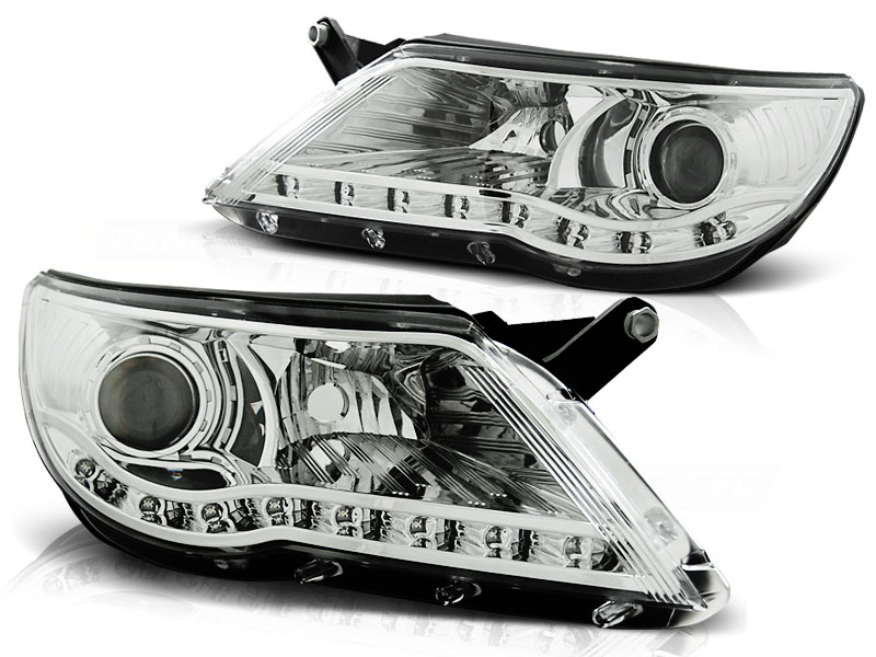Frontlykter VW Tiguan 10.07-11 Daylight Chrome - Bilde 2