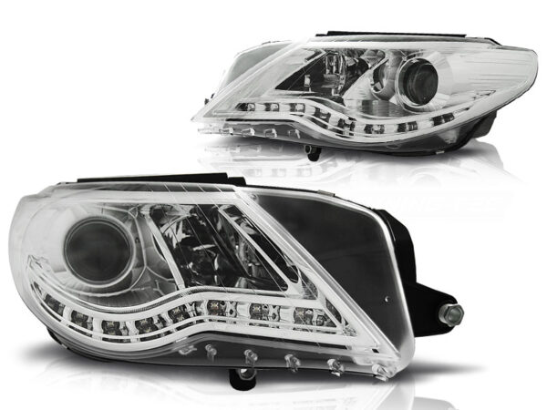 Frontlykter VW Passat 08-12 Cc Daylight Krom – bilde 2 av 2