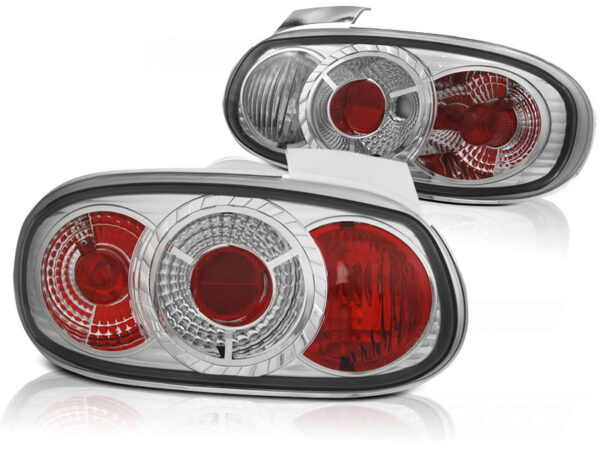 Baklykter Mazda MX5 NB 98-05 Chrome