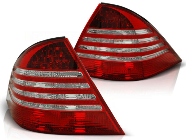 Baklykter Mercedes S-Klasse W220 98-05 Red White