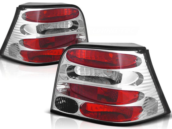 Baklykter VW Golf 4 09.97-09.03 Chrome