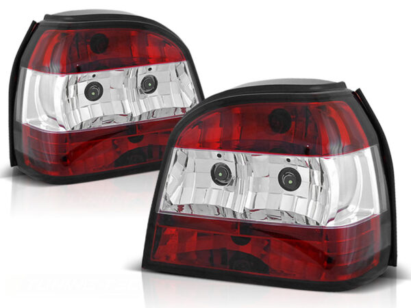 Baklykter VW Golf 3 09.91-08.97 Red White