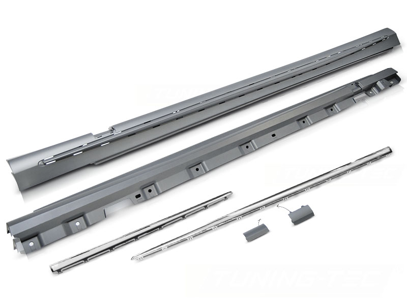 Sideskjørte Mercedes S-Klasse W222 13-18 Langversjon Sport Chrom - Bilde 2