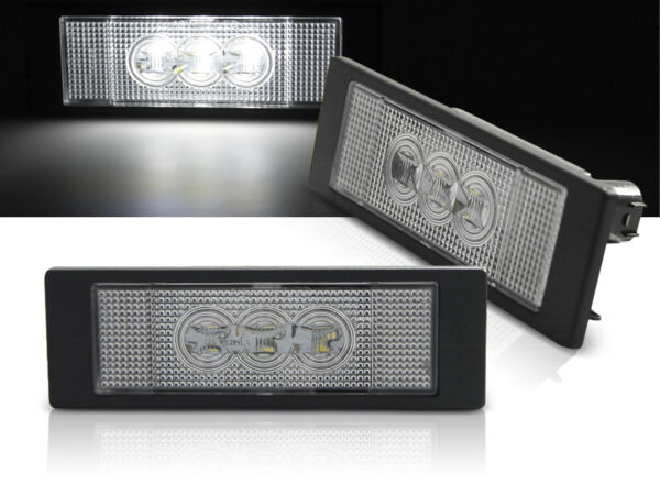LED-skiltlys BMW E63/E64/E81/E87/Z4/MINI 3x LED Klar CANBUS – bilde 1 av 2
