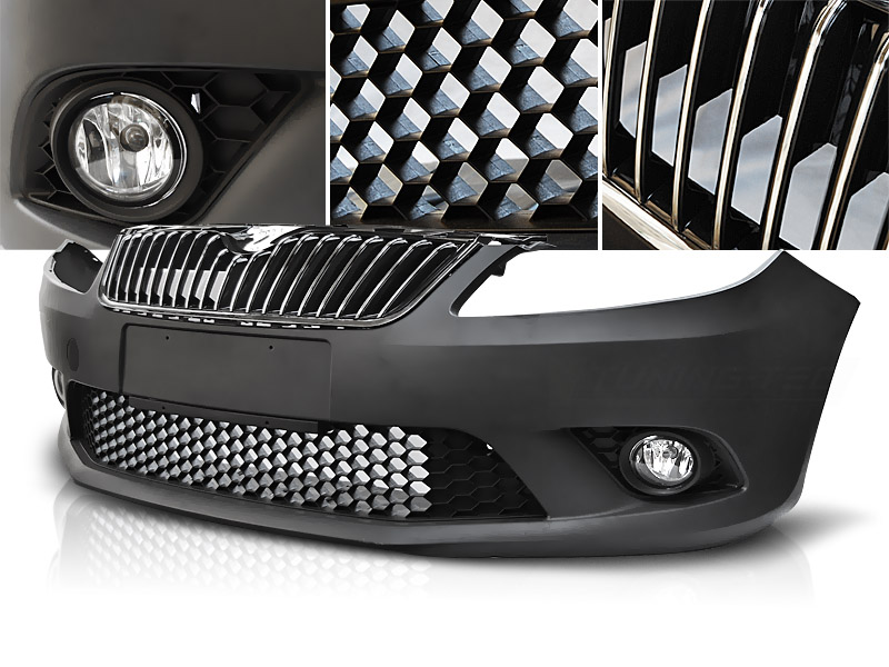 Støtfanger Skoda Fabia II 10.10-06.14 Sport