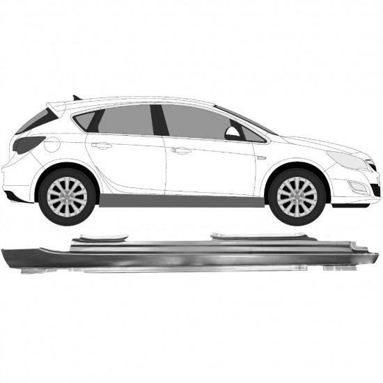 Terskel Opel Astra J 2009-2015 Høyre