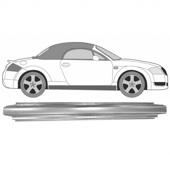 Reparasjonsplate Terskel Audi TT 98-06 Venstre = Høyre