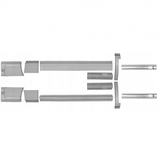 Sett Med Reparasjonsplater Fiat Ducato / Peugeot Boxer 1994- / LWB - Bilde 2