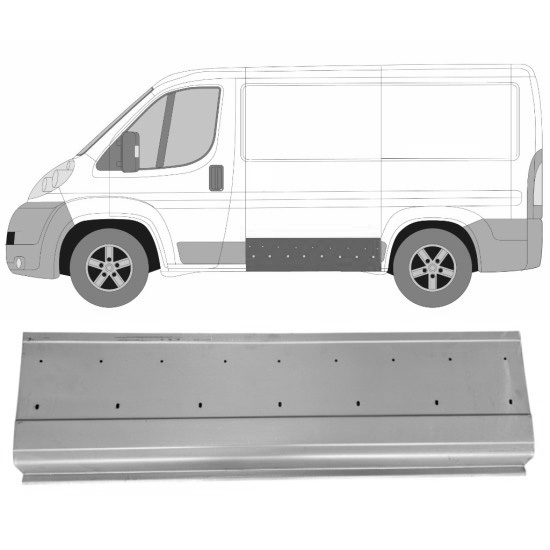 Reparasjonsplate Side Fiat Ducato 06-14 Venstre