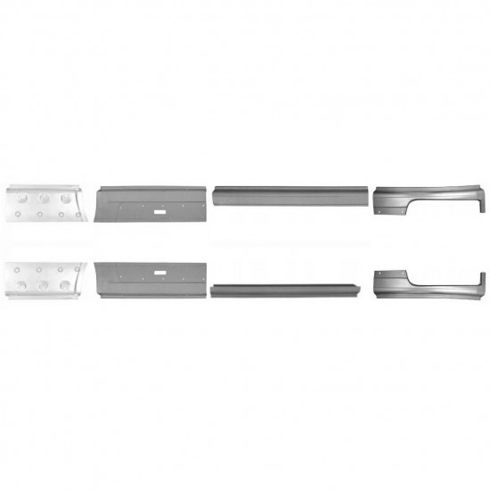 Reparasjonsplate Terskel Fiat Ducato / Peugeot Boxer 2006- Venstre+Høyre Sett - Bilde 2