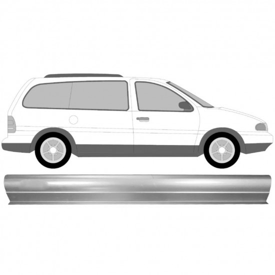 Reparasjonsplate Terskel Ford Windstar 1995-1999 Venstre = Høyre
