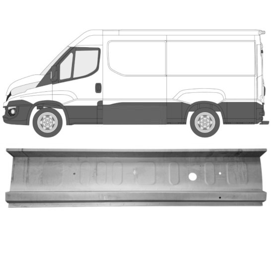 Reparasjonsplate Side Iveco Daily 14-16 Venstre