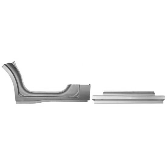 Sett Med Reparasjonsplater Renault Master 10-24 Venstre Dobbel Kabin - Bilde 2