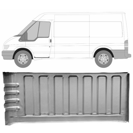Reparasjonsplate Trinn Ford Transit 00-13 Venstre