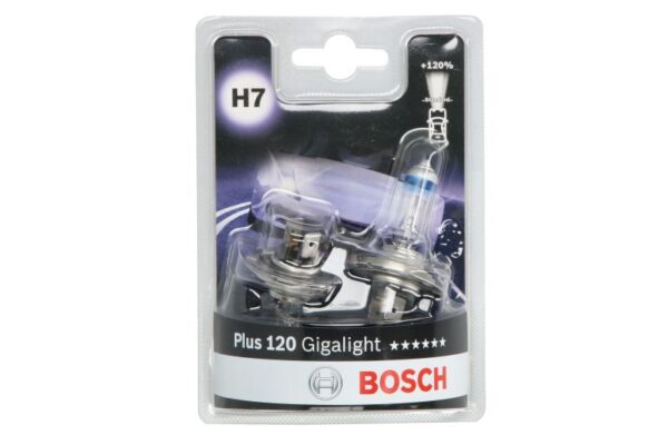 H7 Gigalight Plus 120% 12V 55W PX26D – sett 2 stk | 1 987 301 426 – bilde 1 av 4